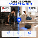 LimpaMax™ Robô Aspirador 3 em 1 - Varre, Aspira e Passa Pano